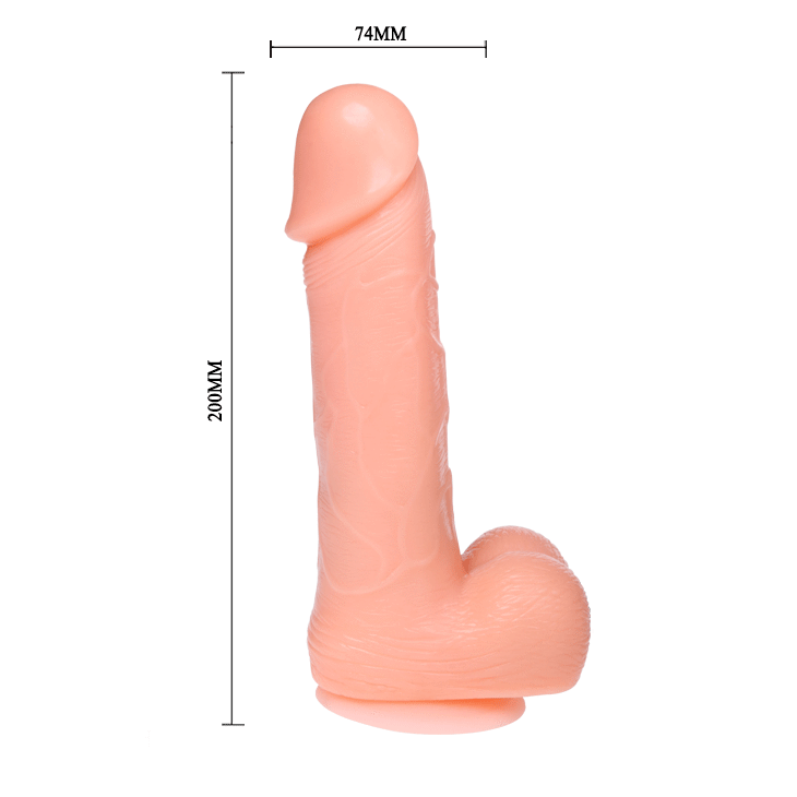 DONG DILDO REALISTICO VIBRACION Y ROTACION 20 CM nº7