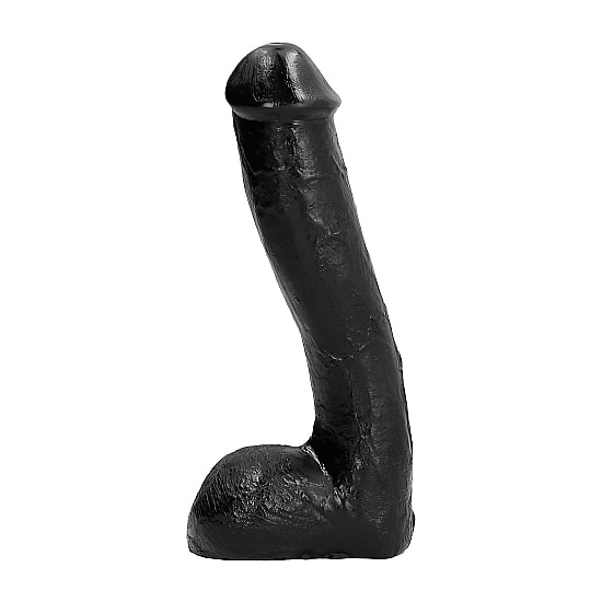 Pene anale tutto nero realistico 23 cm