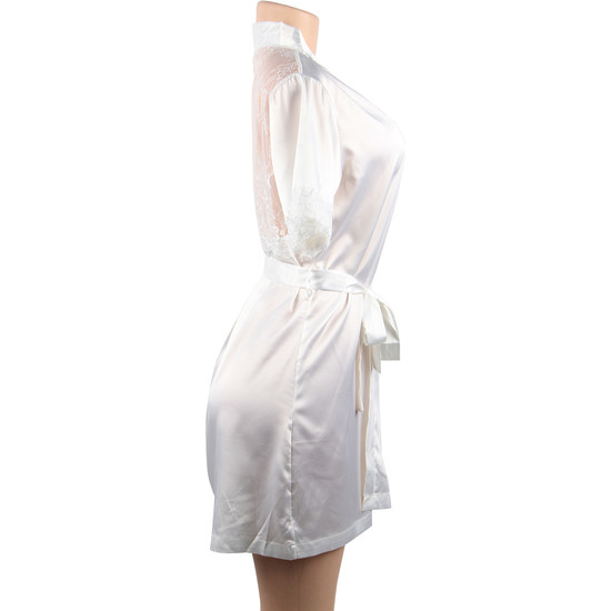 BATA KIMONO BACKLESS BLANCA 11