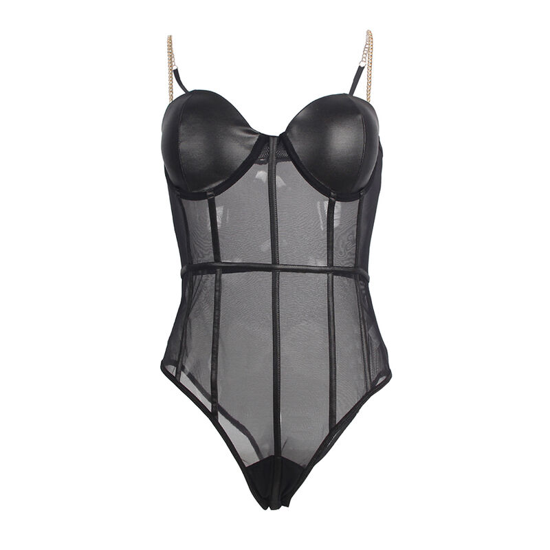 BODY TIRANTAS CADENA NEGRO S/M 9