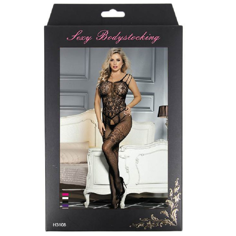 BODYSTOCKING CON ABERTURA FLOR 6