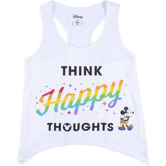 CAMISETA TIRANTES PUNTO SINGLE JERSEY DISNEY PRIDE BLANCO