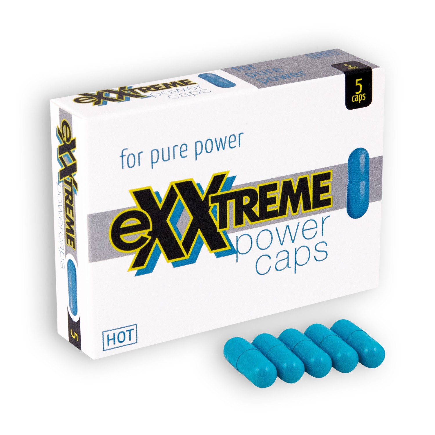 CÁPSULAS ESTIMULANTES EXXTREME POWER CAPS PARA HOMBRES 5 CÁP