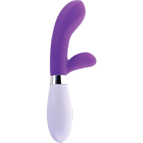 Coniglietto vibrante punto G in silicone - viola