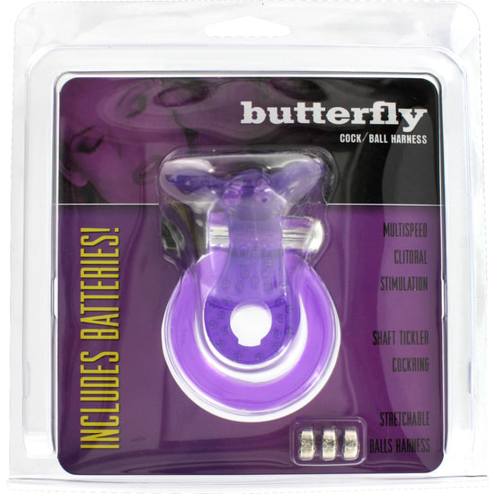 COCK BALL RING BUTTERFLY JELLY 2