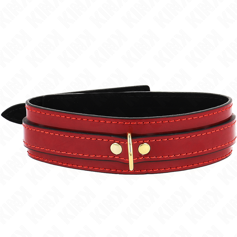 COLLAR AJUSTABLE ROJO VINO DET 4