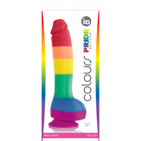 COLOURS PRIDE DILDO 1 2