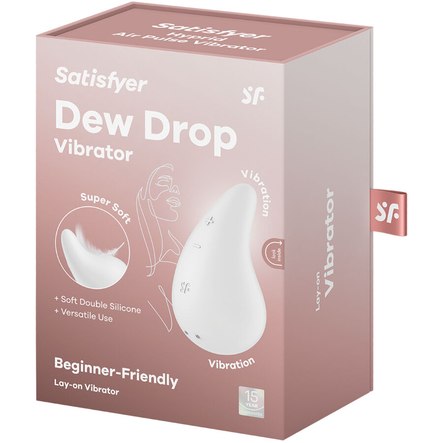 DEW DROP VIBRADOR LAY-ON BLANC 21