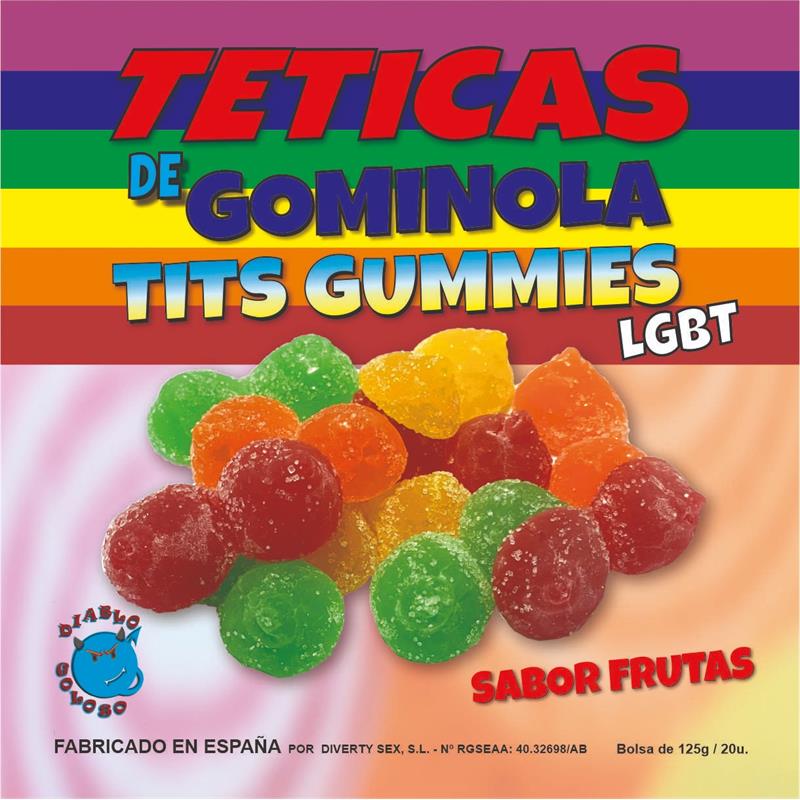 DIABLO GOLOSO - SCATOLA GUMMY CON TETTE DI ZUCCHERO GUSTO FR