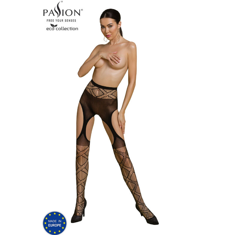 COLLEZIONE ECO BODYSTOCKING ECO S005 NERO