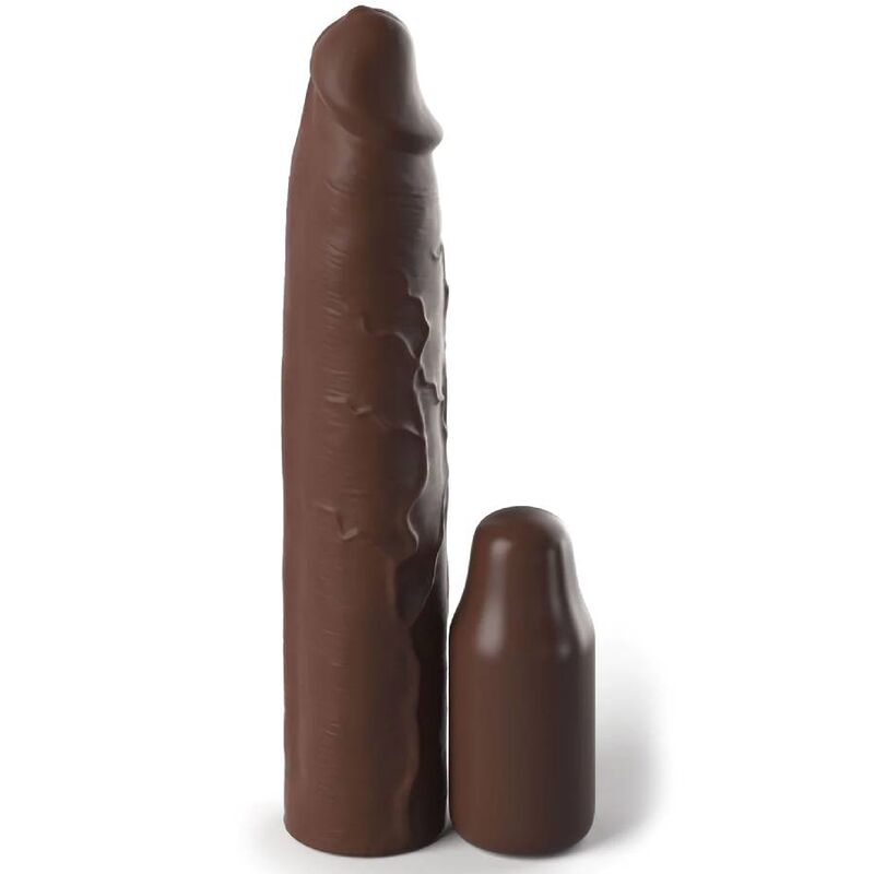 FANTASY X- TENSIONS -  SLEEVE 22,86 CM + 7,62 CM PLUG BROWN