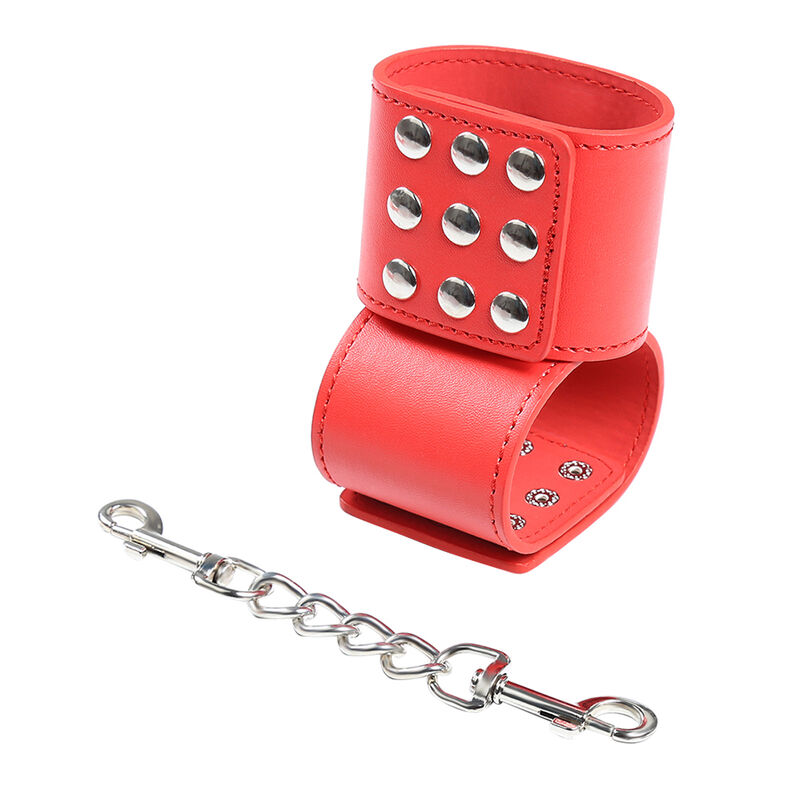 FETISH - MANETTE ROSSE CON CHIUSURA A SCATTO