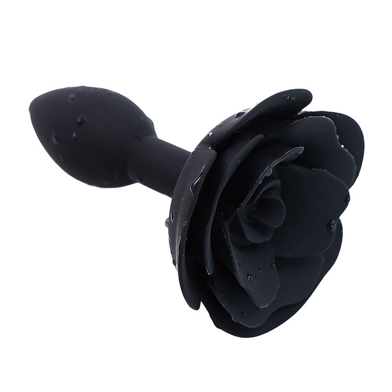 FETISH - PLUG ANALE IN SILICONE NERO ROSA