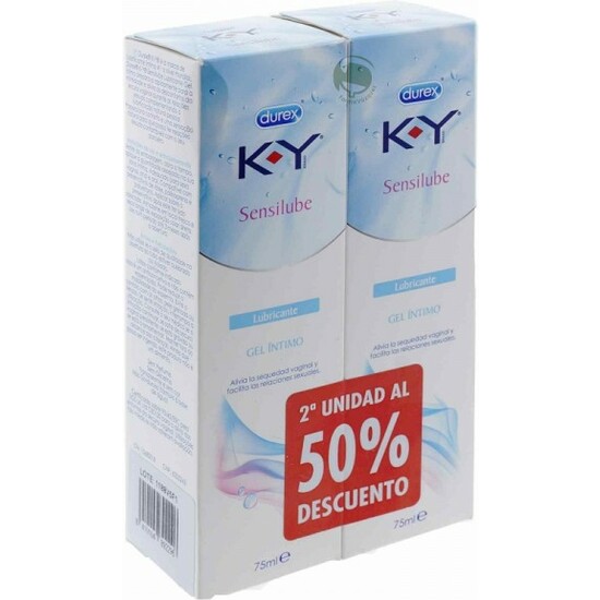 Ky gel lubrificante idrosolubile intimo duplo 2x75ml