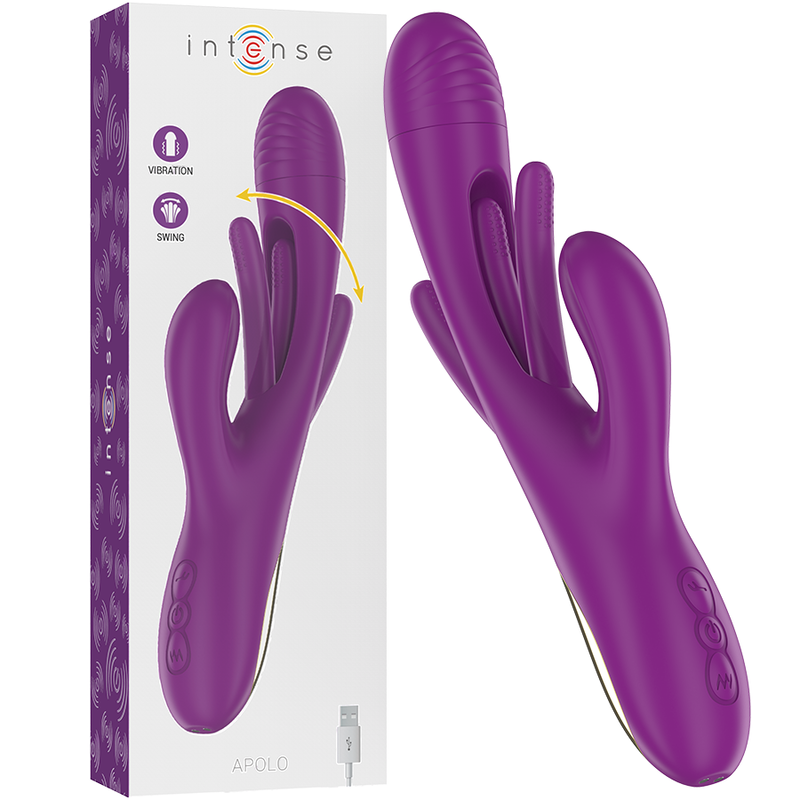 INTENSE - APOLO VIBRATORE MULTIFUNZIONE RICARICABILE 7 VIBRA