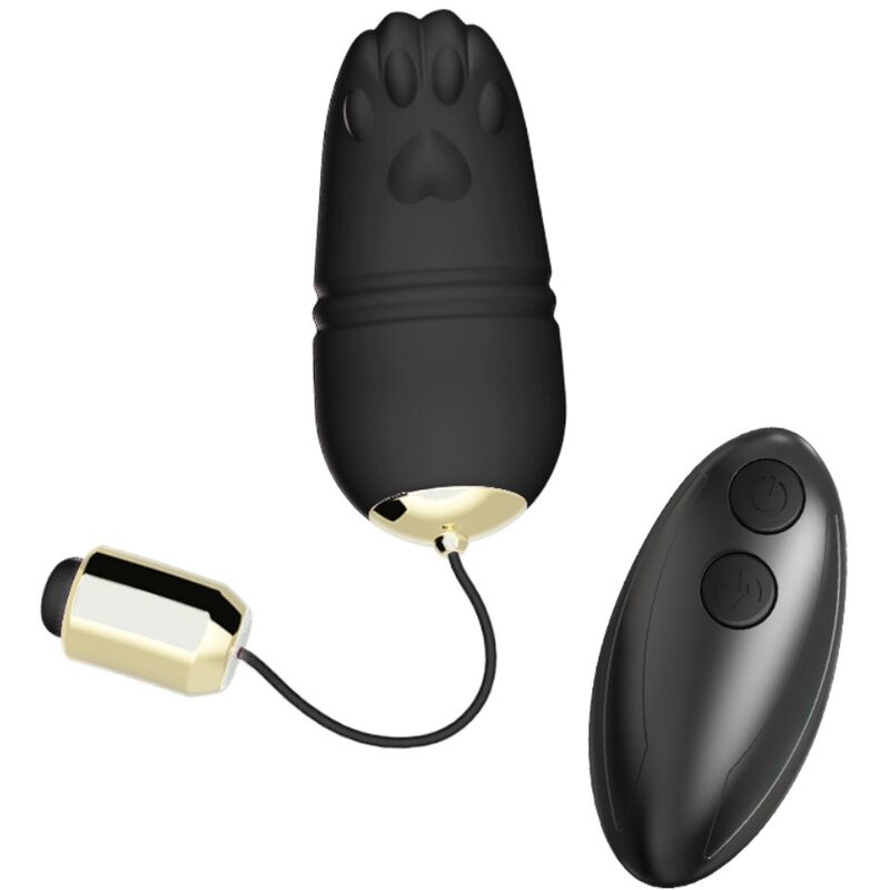 VIBRATORE KITTY EGG G-SPOT TELECOMANDO NERO