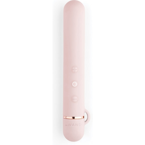 Le wand baton - mini vibratore in silicone, rosa