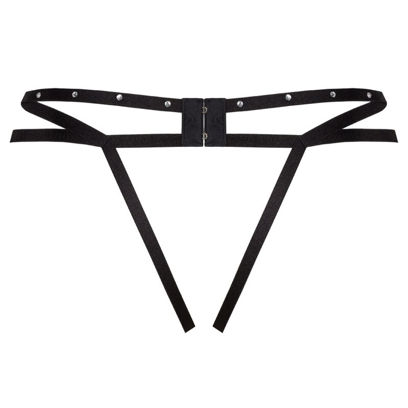 NOMADE TANGA CROTCHLESS NEGRO  8