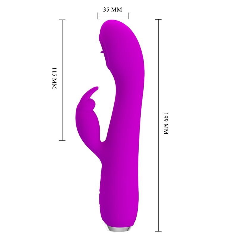 RACHEL VIBRADOR RECARGABLE CON 7