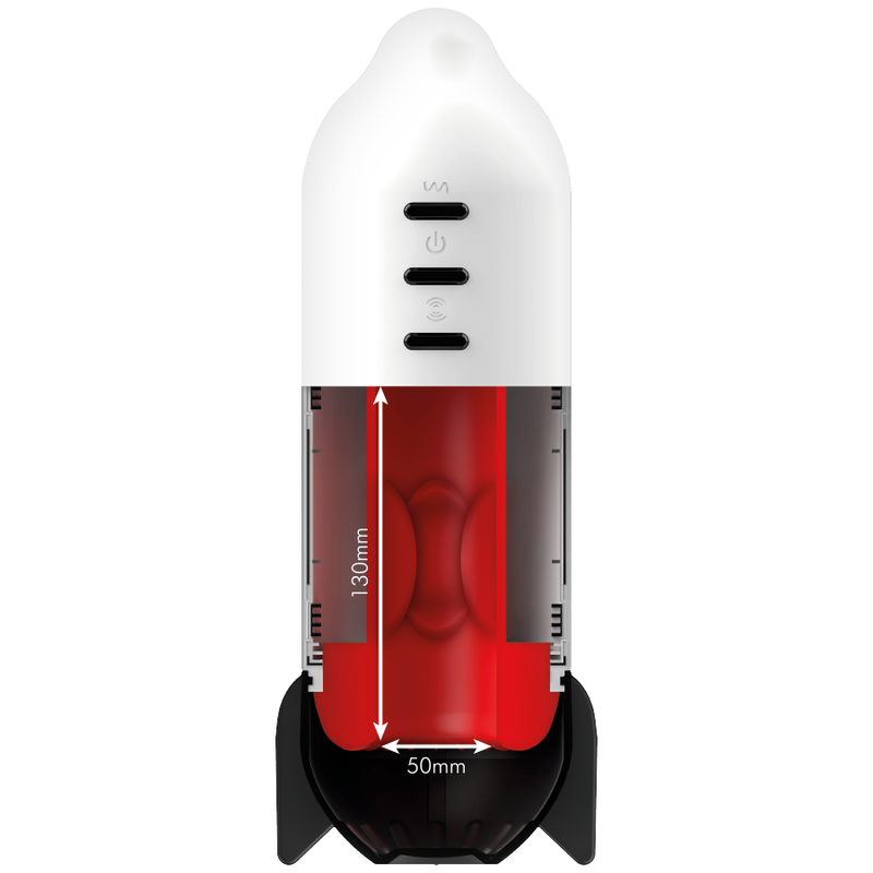 ROCKET MASTURBATOR SOFT COMPRESSIONE TECNICA E VIBRAZIONE