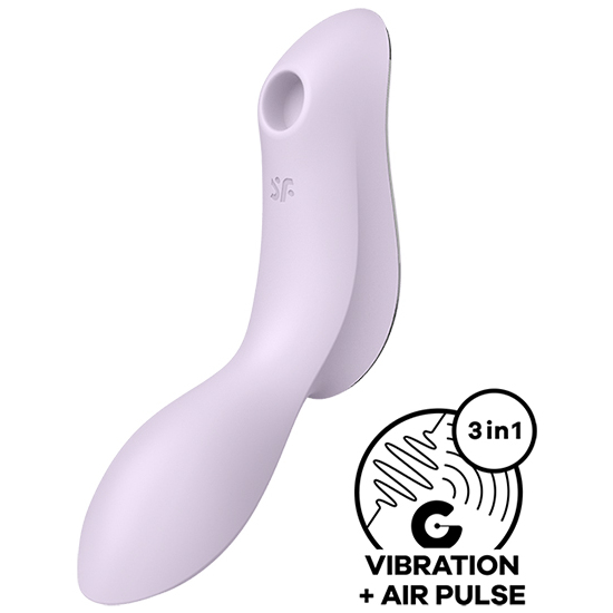 STIMOLATORE E VIBRATORE  CURVY TRINITY 2 - VIOLA