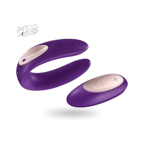 Satisfyer partner plus remote - vibratore per coppie