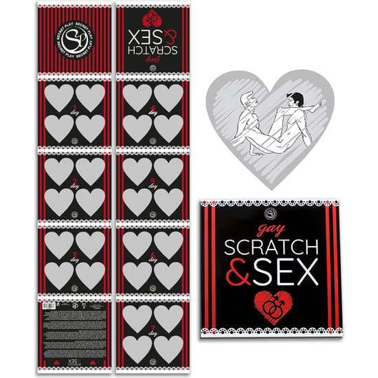 Scratch & sex - giochi per coppie gay (es / en / fr / pt