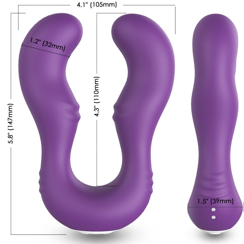 SERAPH VIBRADOR DOBLE CONTROL  3