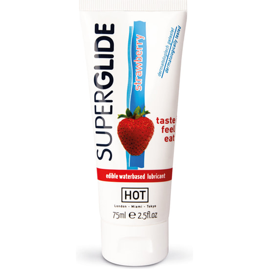 Hot lubrificante commestibile superglide alla fragola