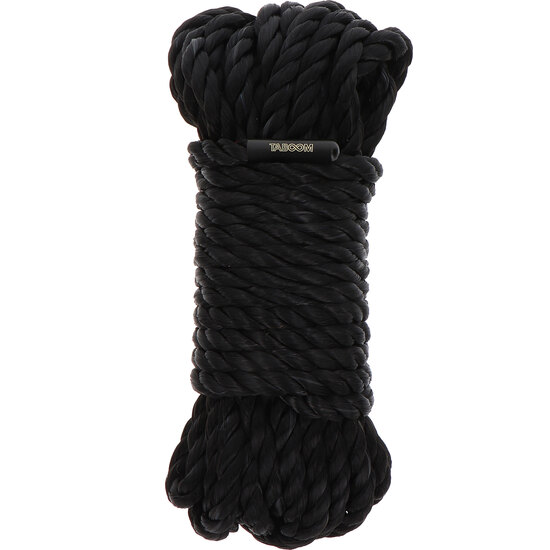 TABOOM CUERDA DE BONDAGE 10 METROS 7 MM - NEGRO