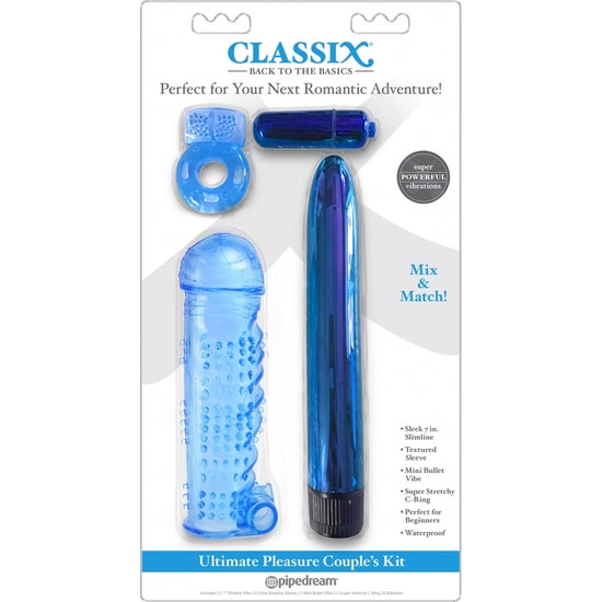 Classix - kit proiettile testurizzato, blu