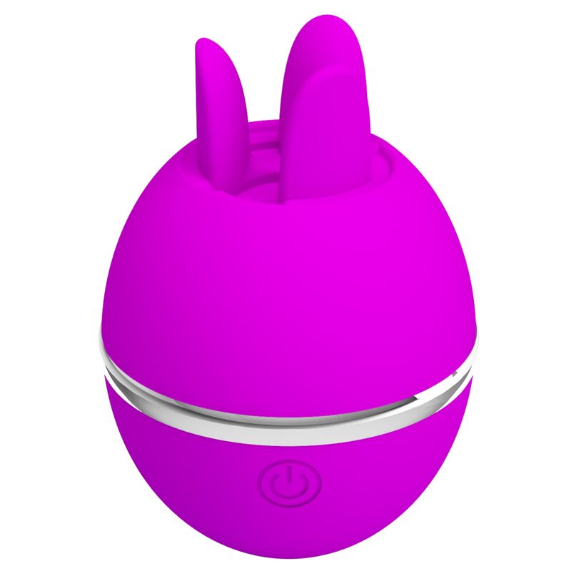 VIBRATORE IN SILICONE TONDO VIOLA GEMINI BALL