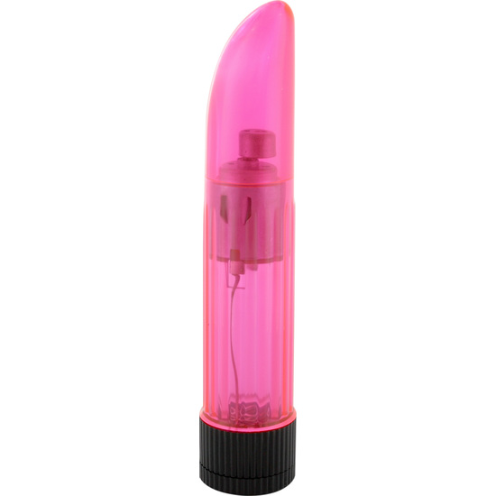 Vibratore a dito da donna trasparente rosa