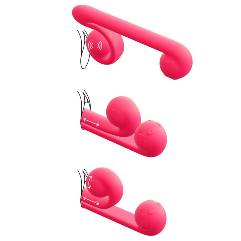 VIBRADOR MULTIACCION ROSA 5