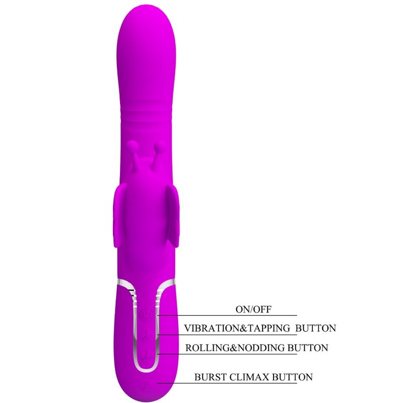 VIBRADOR RABBIT MULTIFUNCIÓN 4 8