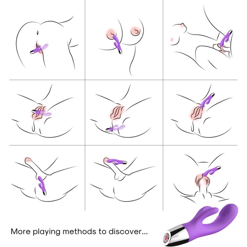 VIBRADOR RABBIT VIOLETA 2