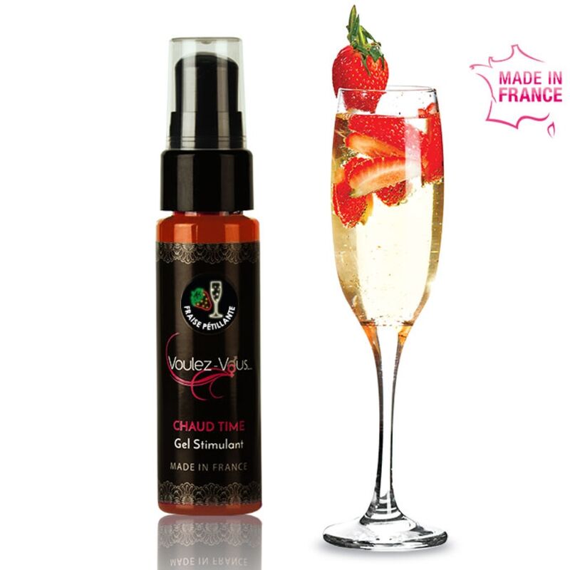 VOULEZ-VOUS GEL ESTIMULANTE CAVA CON FRESA 30 ML