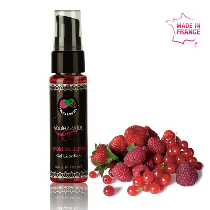 VOULEZ-VOUS GEL LUBRICANTE BASE AGUA - FRUTOS ROJOS - 35 ML