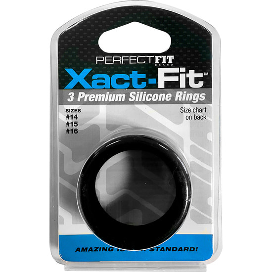 Xact fit kit 3 anelli in silicone - 3,5 cm, 3,8 cm e 4 cm