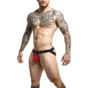 CHAIN JOCKSTRAP RED