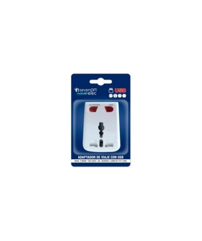 7HSEVENON ELEC Adattatore da viaggio con presa usb