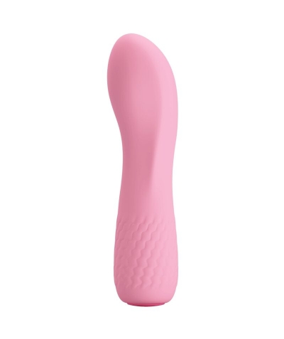 ALICE VIBRADOR RECARGABLE ROSA Stimolatore vibrante ricaricabile per donne, in silicone medico