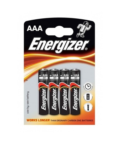 ENERGIZER AAA 4 batterie alcaline aaa