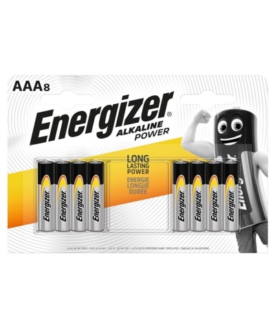 ENERGIZER AAA8 Batteria alcalina alimentazione aaa lr03 8 unità