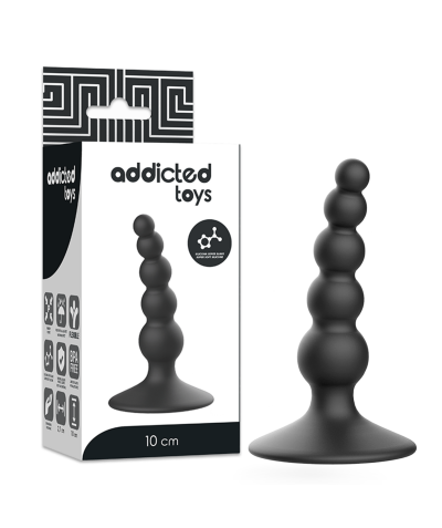 ADDICTED PLUG ANAL BOLITAS Giocattolo anale in silicone per principianti