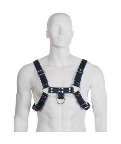 CHEST BULLDOG Imbracatura in pelle regolabile per pratiche bdsm