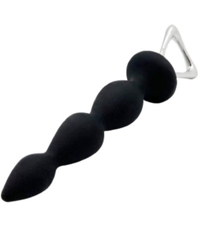 ARROW ESTIMULADOR ANAL NEGRO Stimolatore ergonomico in silicone, versatile e resistente.