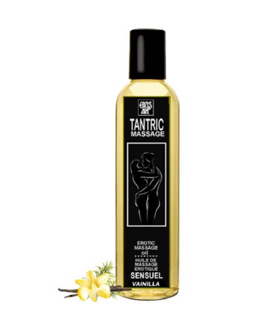 ACEITE MASAJE CON AROMAS Olio afrodisiaco alla vaniglia per massaggi sensuali.