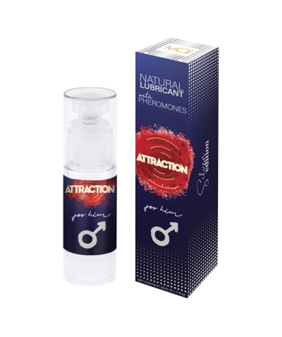 LUBRICANTE CON FEROMONAS Lubrificante attraction ai feromoni per lui 50 ml