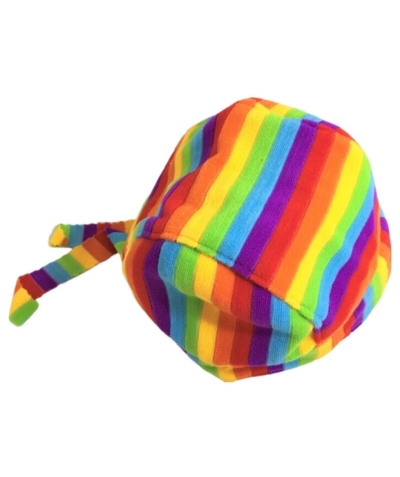 BANDANA CON LA BANDERA LGTB Fascia in cotone con design dell'orgoglio lgbtq+